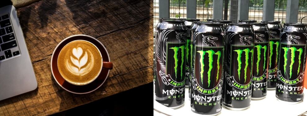 Coffee or Monster- Which one would be the better option?