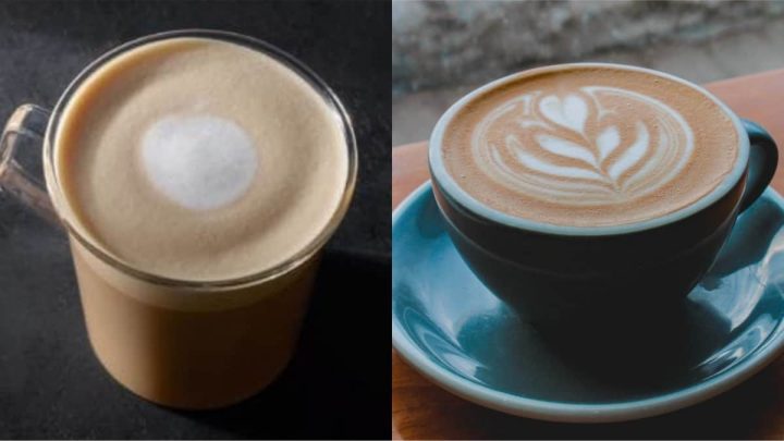 Starbucks’ Flat White and Latte side by side