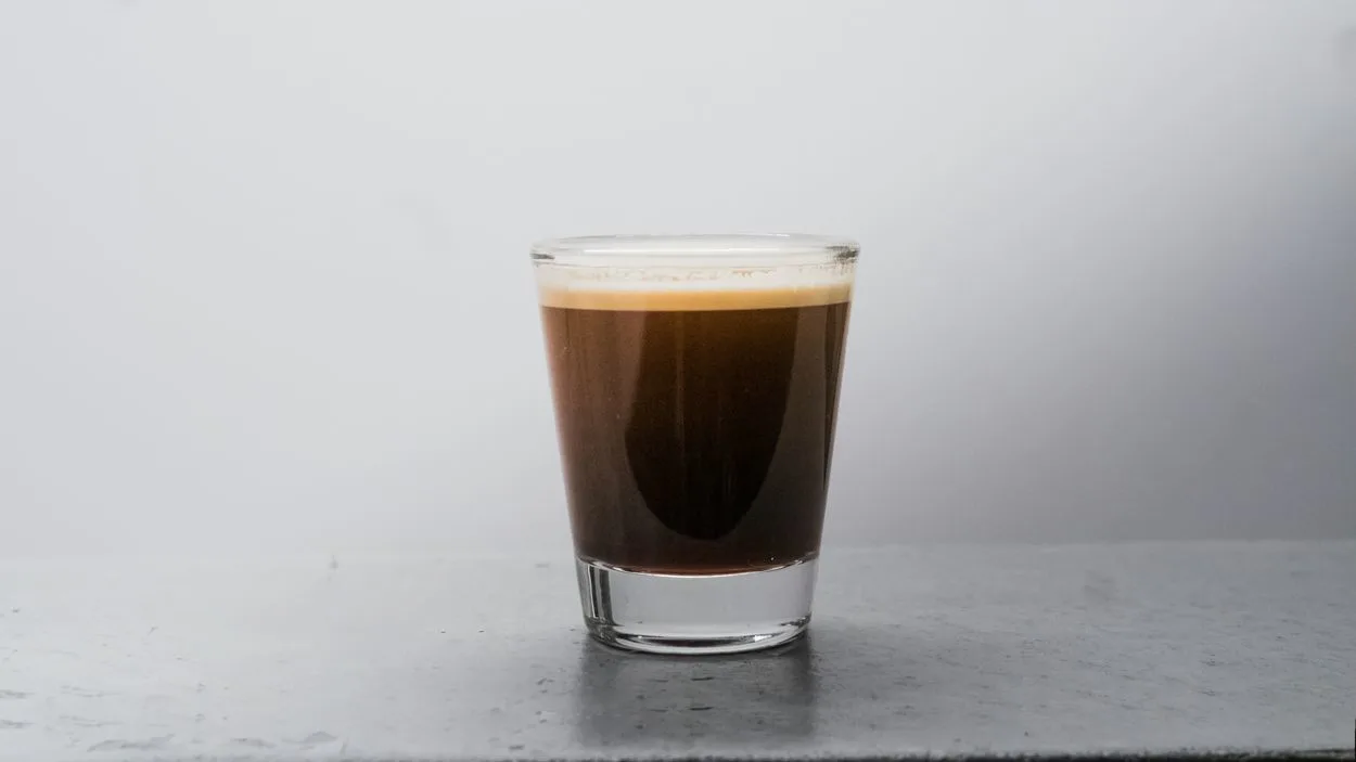 a shot of espresso