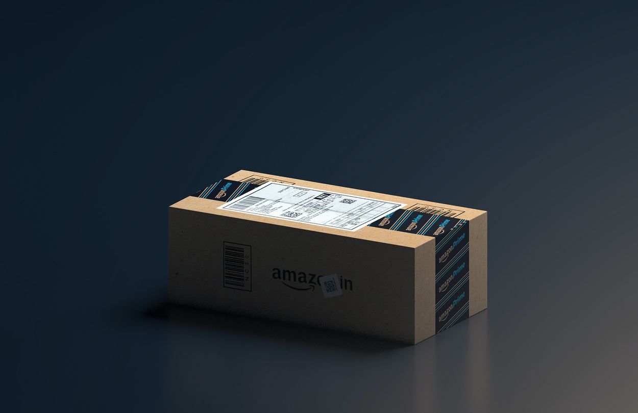 an Amazon box