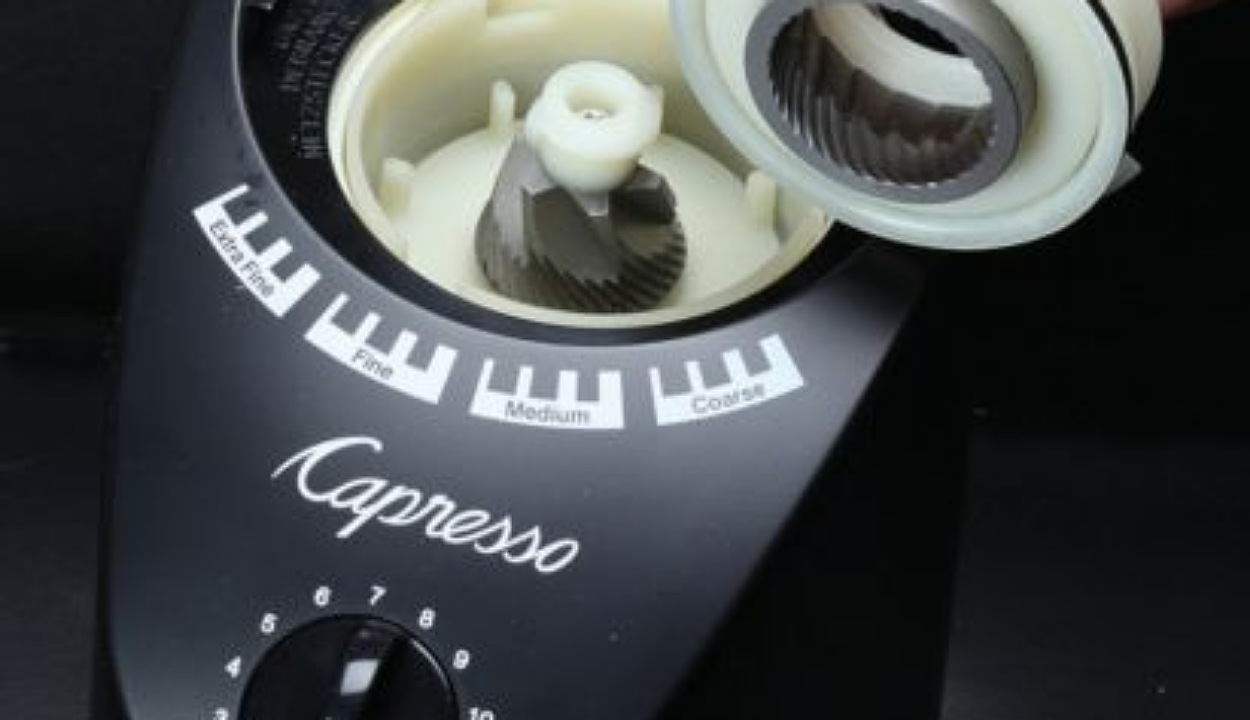 An image of Capresso Coffee grinder.